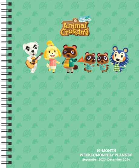 Cover image for Animal Crossing: New Horizons 16-month September 2023–December 2024 Weekly/Monthly Planner 