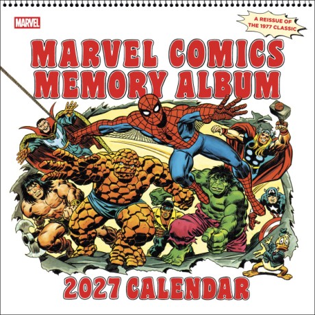 Cover image for Marvel Comics Memory Album 2027 Wall Calendar: A Reissue of the 1977 Classic