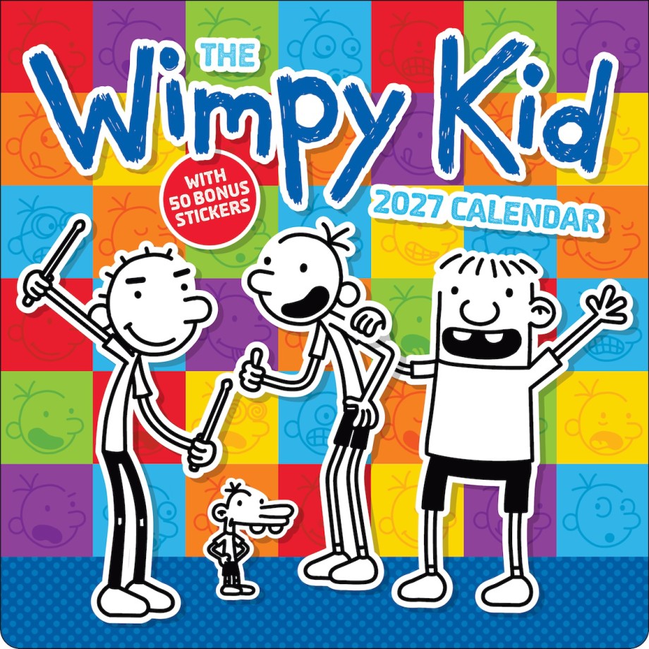 The Wimpy Kid 2027 Wall Calendar with 50 Bonus Stickers