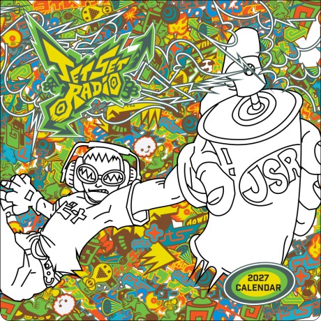 Cover image for Jet Set Radio 2027 Wall Calendar