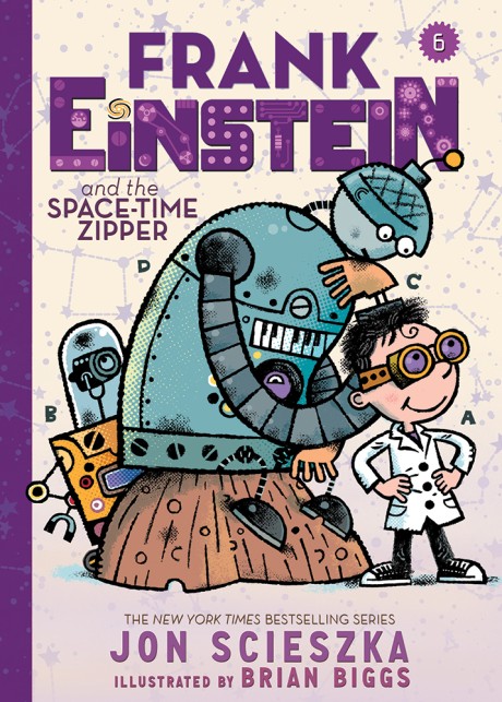 Cover image for Frank Einstein and the Space-Time Zipper (Frank Einstein series #6) Book Six
