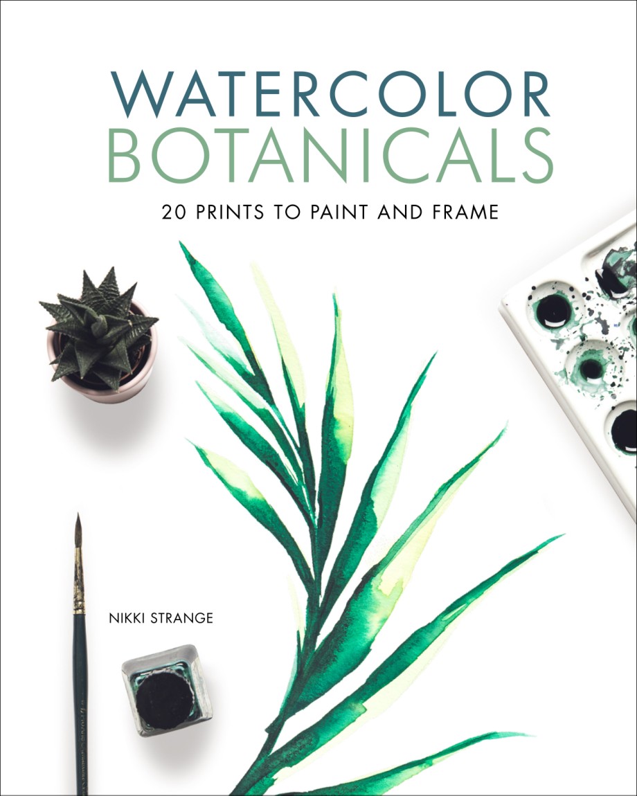 Cover for Watercolor Botanicals 20 Prints to Paint and Frame