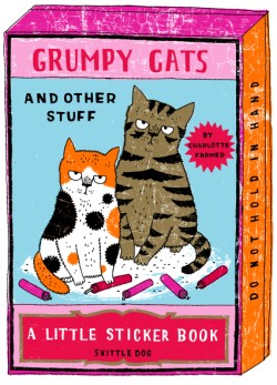 Cover image for Grumpy Cats and Other Stuff A Little Sticker Book
