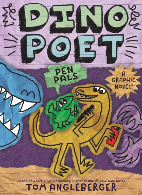 Cover image for Pen Pals (Dino Poet #2) A Graphic Novel!