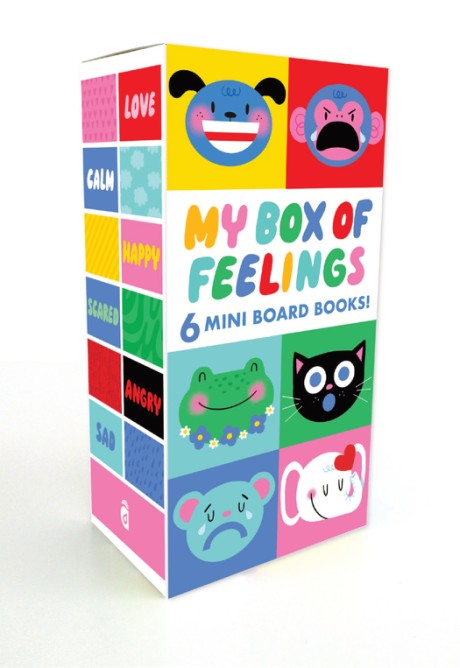 Cover image for My Box of Feelings (A Hello!Lucky Book) 6 Mini Board Books!