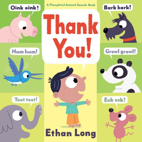 Cover image for Thank You! A Thoughtful Animal Sounds Book