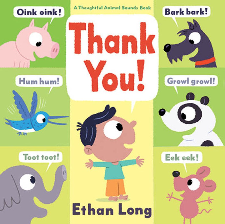 Cover for Thank You! A Thoughtful Animal Sounds Book