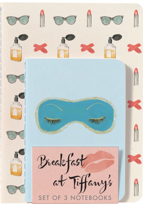 Cover image for Breakfast at Tiffany's Notebooks (Set of 3) 