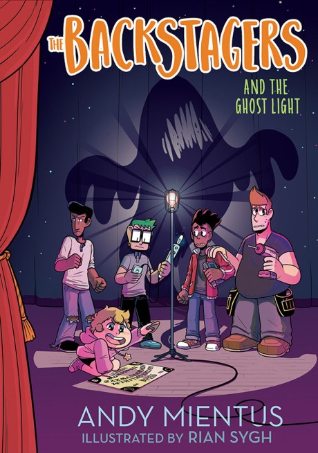 Cover image for Backstagers and the Ghost Light (Backstagers #1) 