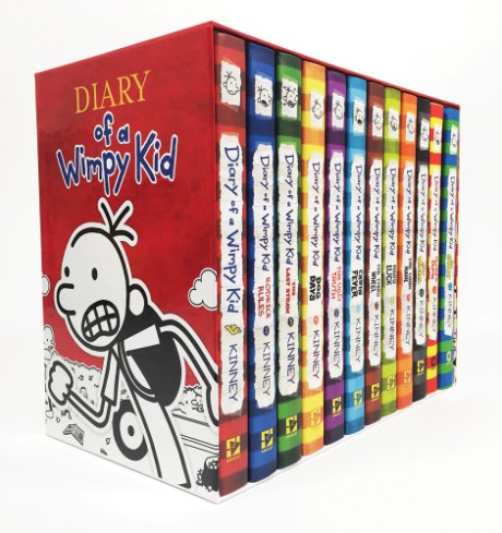 Cover image for Diary of a Wimpy Kid Box of Books (1–12) 