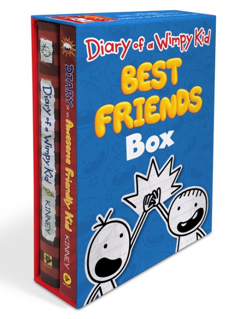 Cover image for Diary of a Wimpy Kid Best Friends: 2-Book Hardcover Gift Set Diary of a Wimpy Kid and Diary of an Awesome Friendly Kid