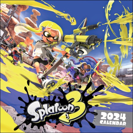 Cover image for Splatoon 3 2024 Wall Calendar 