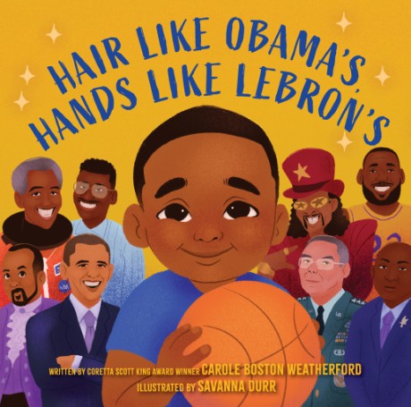 Cover image for Hair Like Obama's, Hands Like Lebron's A Picture Book