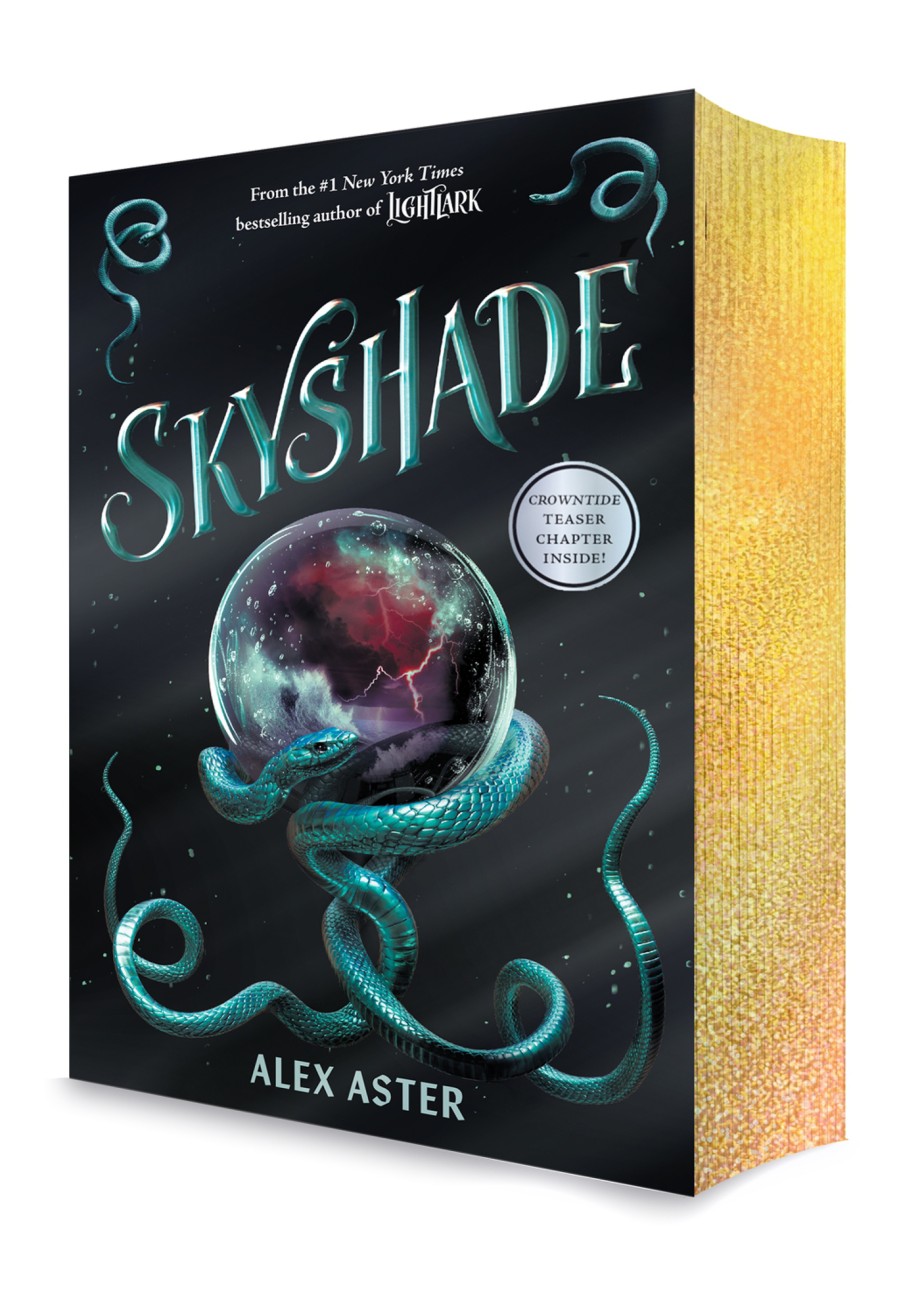 Cover for Skyshade (The Lightlark Saga Book 3) A stunning gold foil edges edition of the third book in the #1 bestselling YA fantasy series