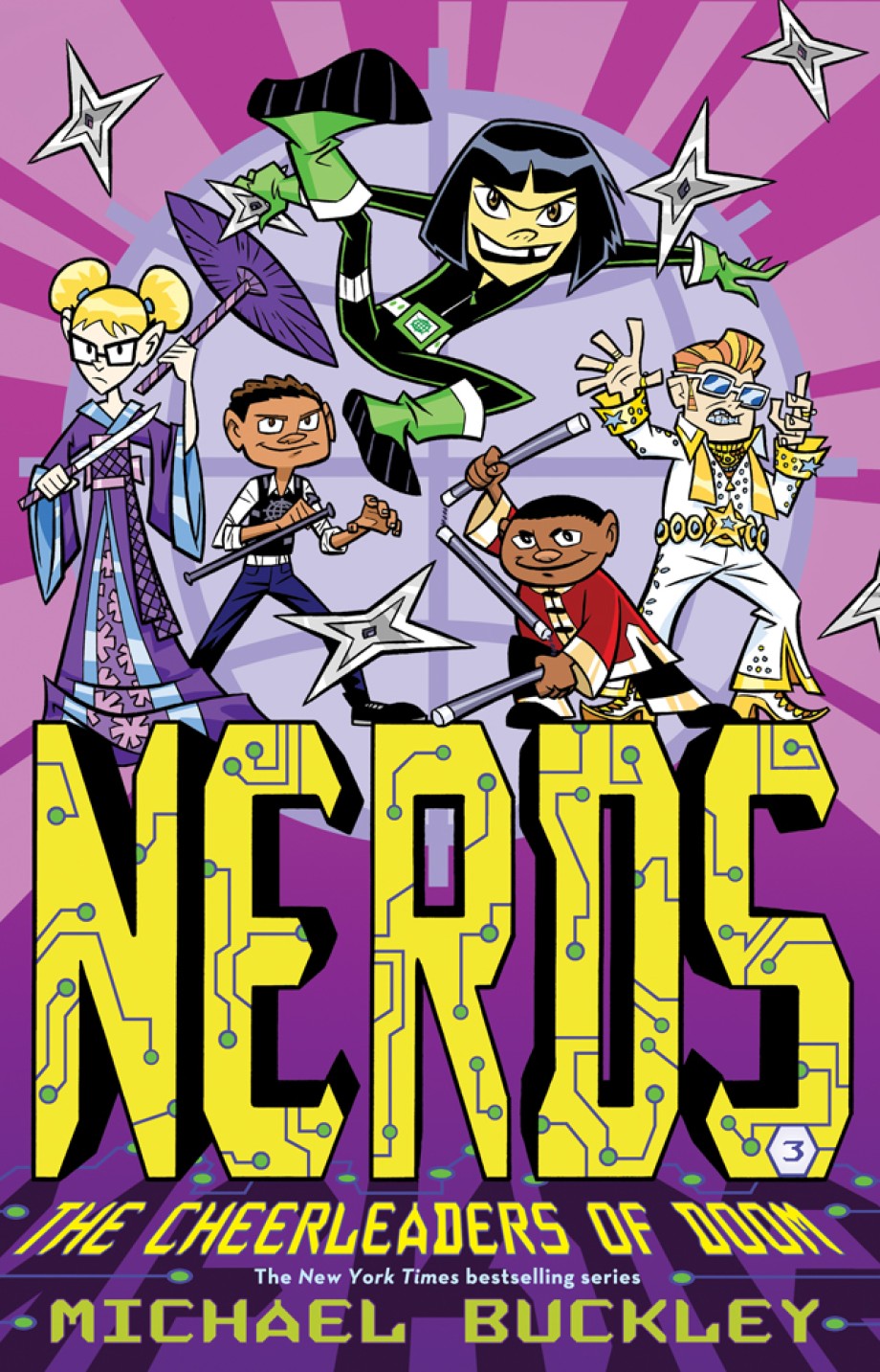 Cover for Cheerleaders of Doom (NERDS Book Three)