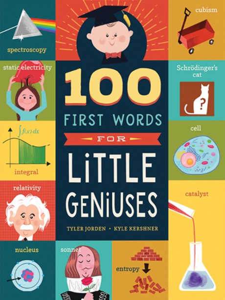 Cover image for 100 First Words for Little Geniuses 