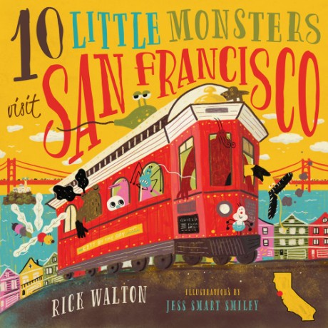 Cover image for 10 Little Monsters Visit San Francisco, Second Edition 