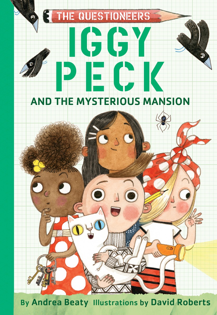 Cover for Iggy Peck and the Mysterious Mansion The Questioneers Book #3