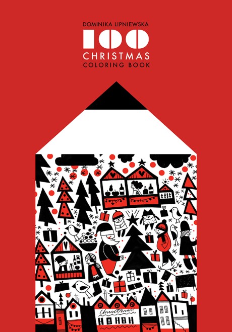 Cover image for 100 Christmas Coloring Book 