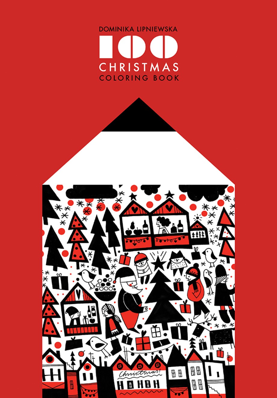Cover for 100 Christmas Coloring Book