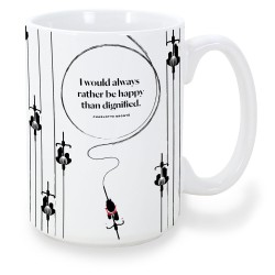 Charlotte Brontë "Bicycle" Mug
