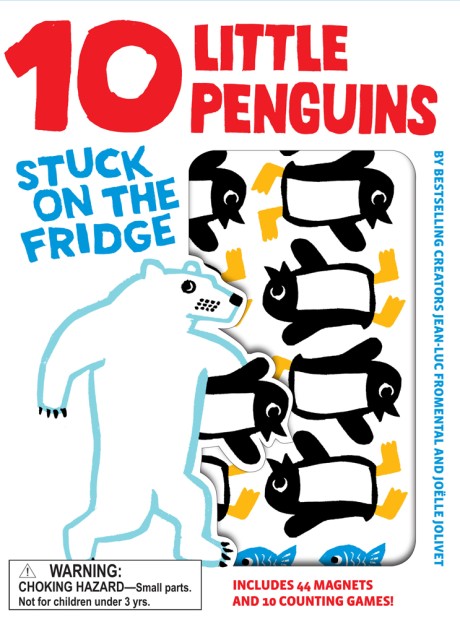 Cover image for 10 Little Penguins Stuck on the Fridge