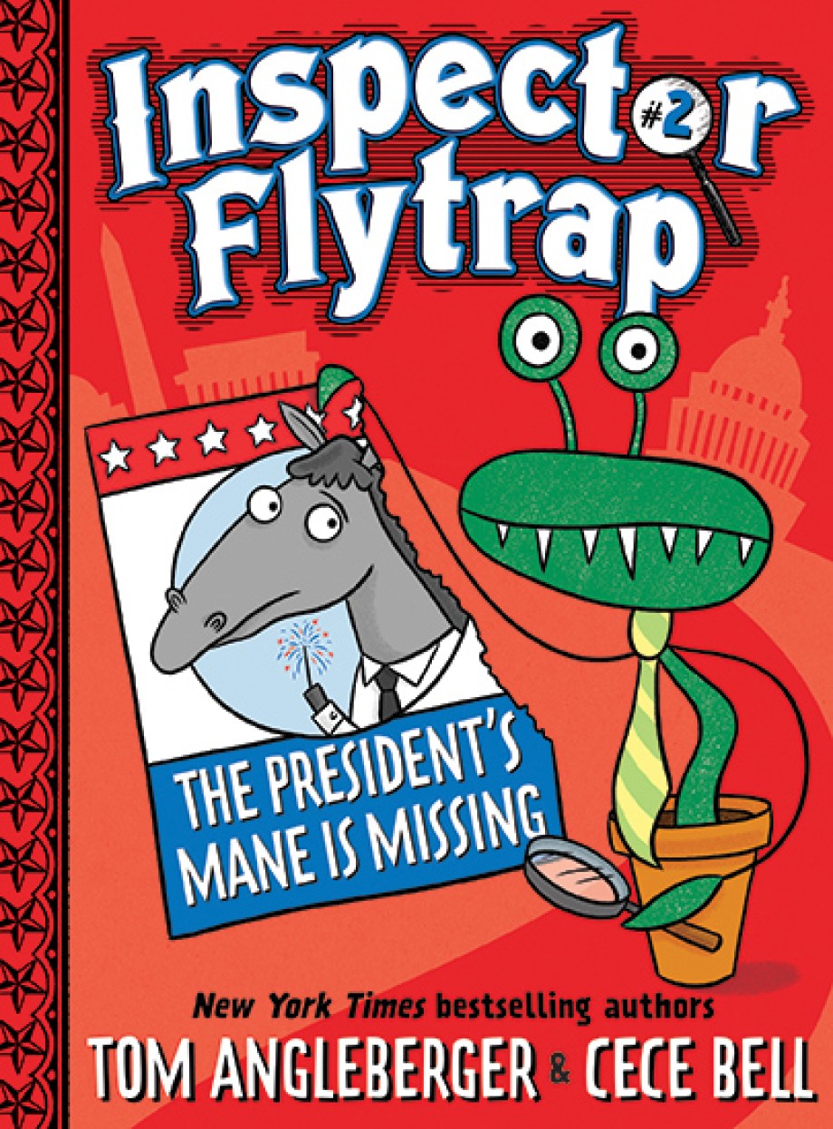 Cover for Inspector Flytrap in The President’s Mane Is Missing (Inspector Flytrap #2)