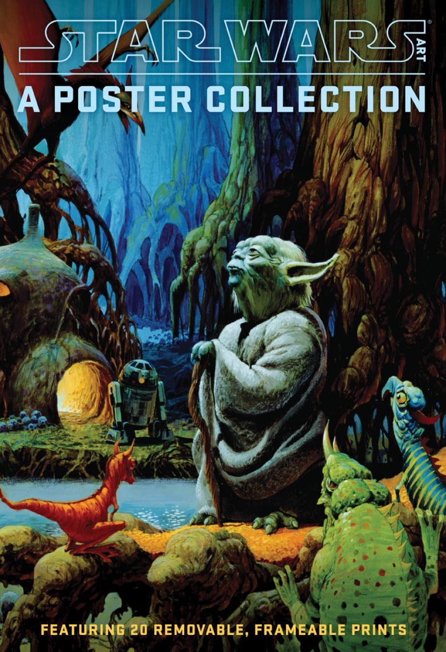 Cover for Star Wars Art: A Poster Collection (Poster Book) Featuring 20 Removable, Frameable Prints