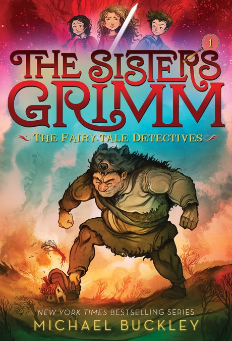 Cover image for Fairy-Tale Detectives (The Sisters Grimm #1) 10th Anniversary Edition