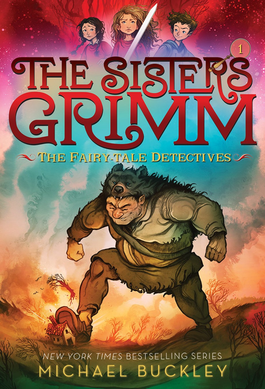 Cover for Fairy-Tale Detectives (The Sisters Grimm #1)
