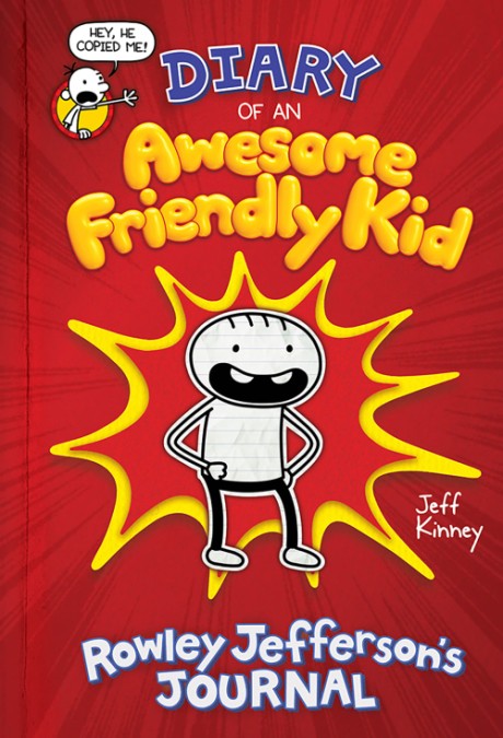 Cover image for Diary of an Awesome Friendly Kid: Rowley Jefferson's Journal 