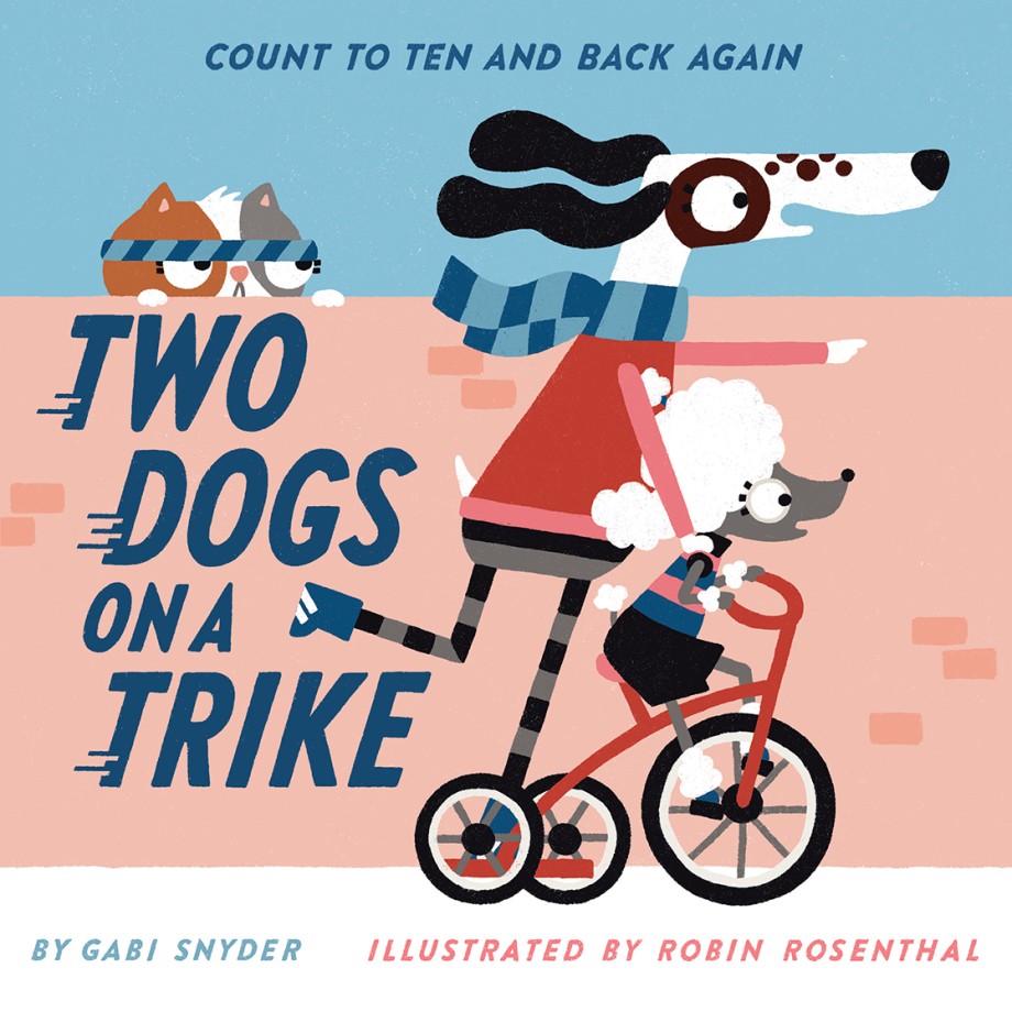 Cover for Two Dogs on a Trike Count to Ten and Back Again