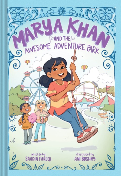 Cover image for Marya Khan and the Awesome Adventure Park (Marya Khan #4) 