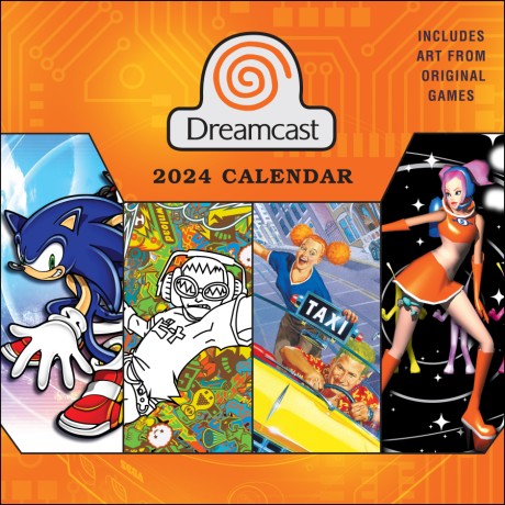 Sega Dreamcast 2024 Wall Calendar 