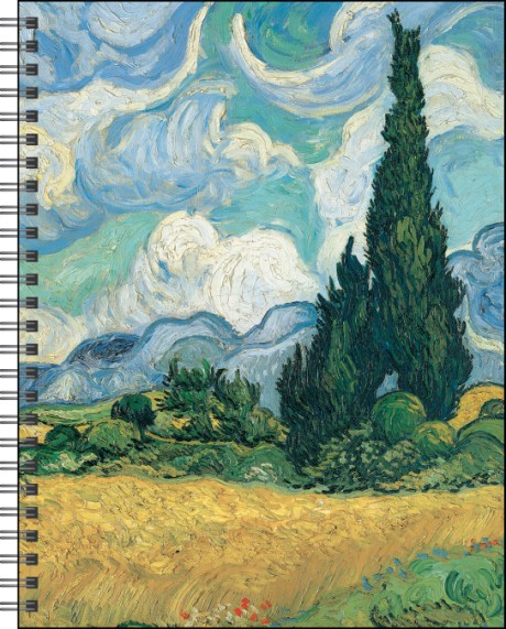 Cover image for Van Gogh 12-Month 2024 Engagement Book 