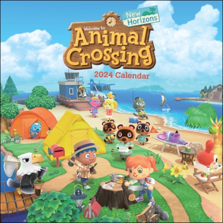 Cover image for Animal Crossing: New Horizons 2024 Wall Calendar 