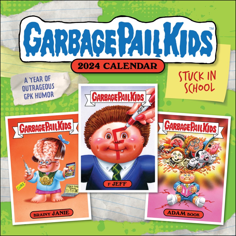 Garbage Pail Kids: Stuck in School 2024 Wall Calendar 