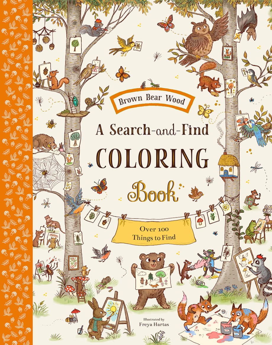 Brown Bear Wood: A Search-and-Find Coloring Book Over 100 Things to Find
