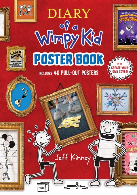 Cover image for Diary of a Wimpy Kid Poster Book Includes 40 Pull-Out Posters
