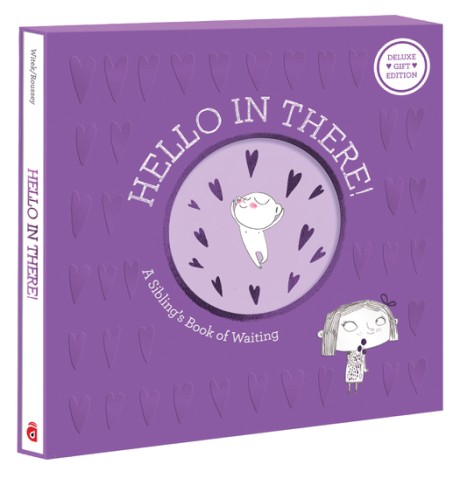 Cover image for Hello in There!: Deluxe Gift Edition A Sibling's Book of Waiting