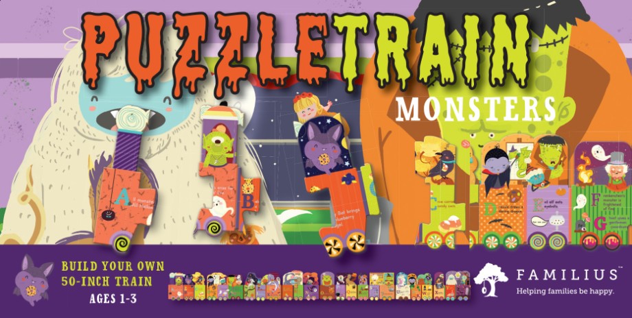 PuzzleTrain: Monsters 26-Piece Puzzle 