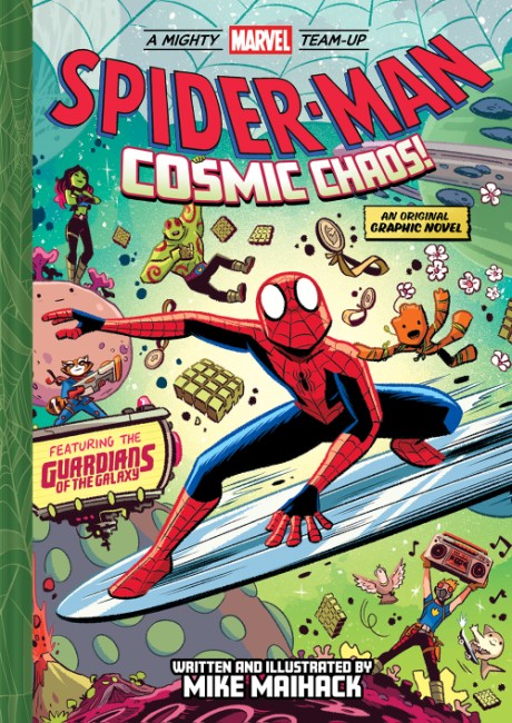 Cover image for Spider-Man: Cosmic Chaos! (A Mighty Marvel Team-Up) An Original Graphic Novel