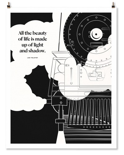 Leo Tolstoy "Train" Print