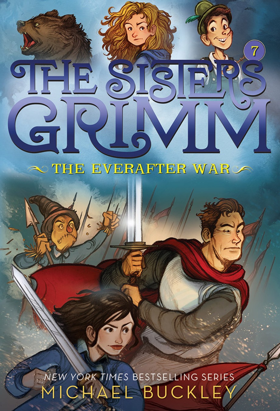 Cover for Everafter War (The Sisters Grimm #7)