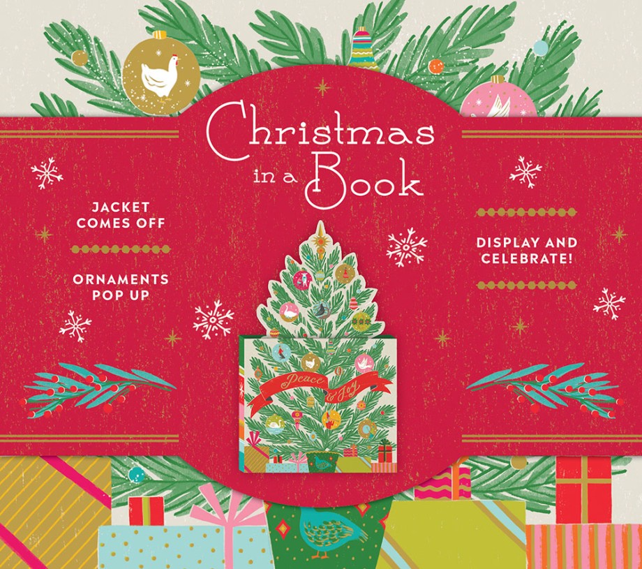 Christmas in a Book (UpLifting Editions) Jacket comes off. Ornaments pop up. Display and celebrate!