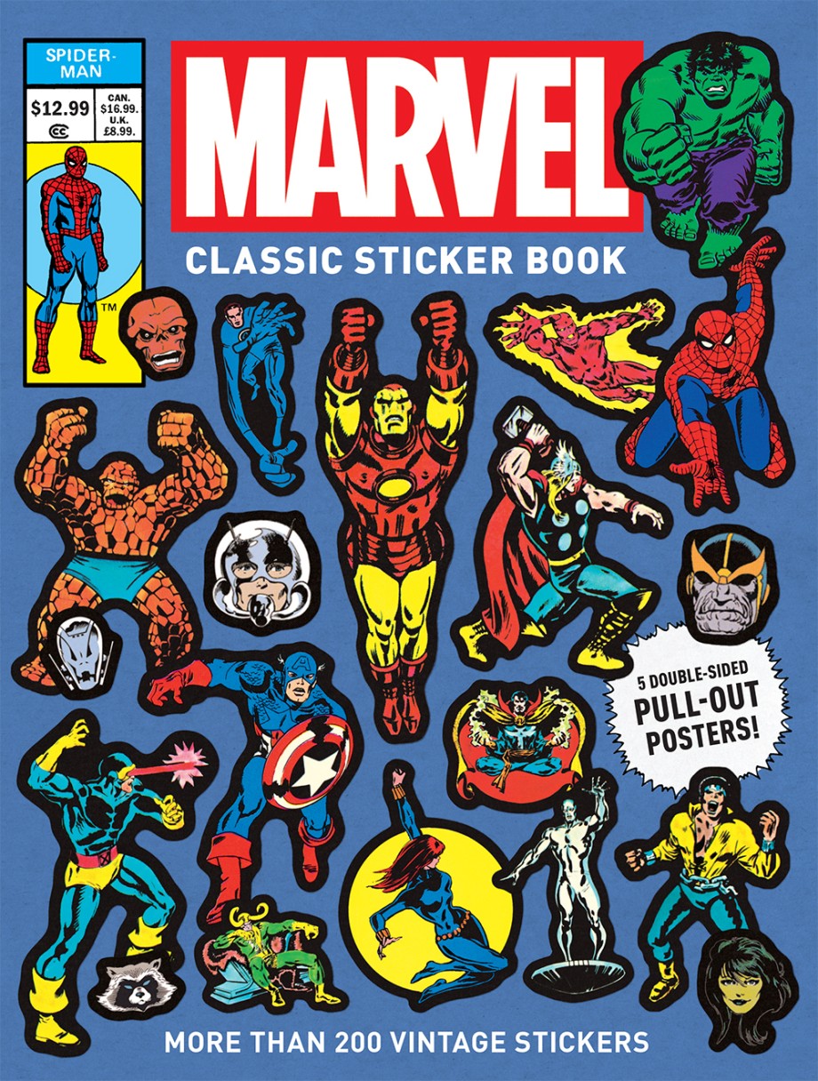 Cover for Marvel Classic Sticker Book