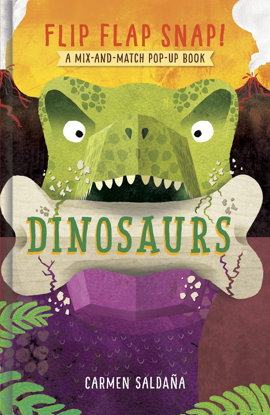 Cover for Flip Flap Snap! Dinosaurs A Pop-Up Board Book