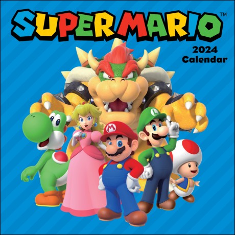 Cover image for Super Mario 2024 Wall Calendar 