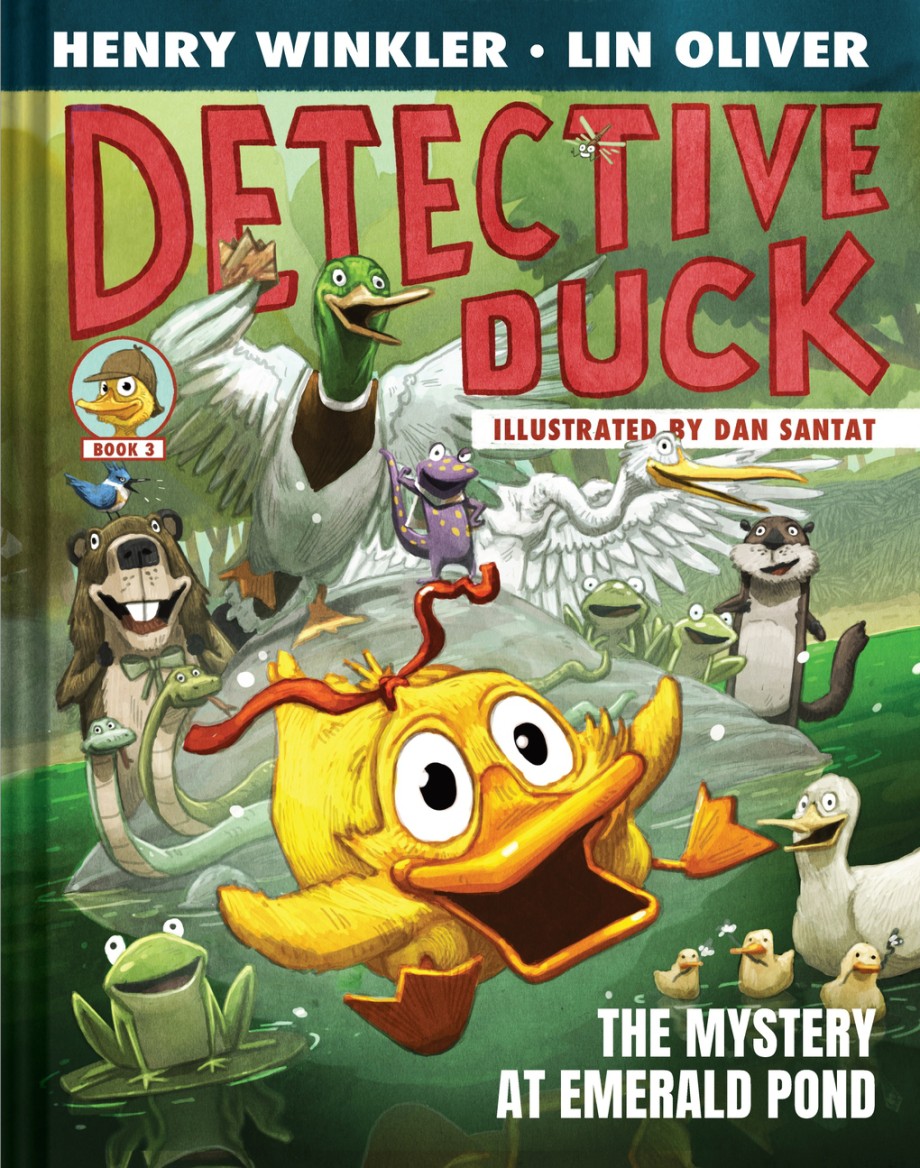 Cover for Detective Duck: The Mystery at Emerald Pond (Detective Duck #3)