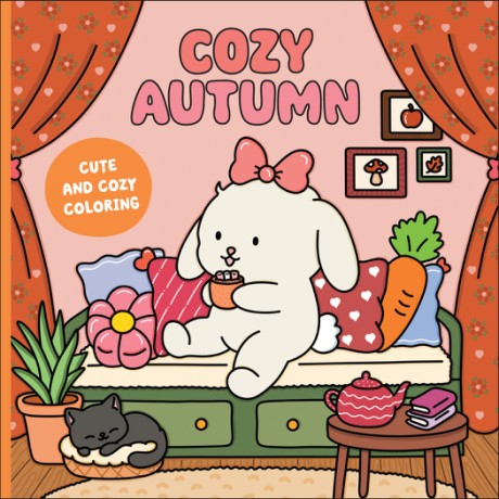 Cover image for Cozy Autumn A Cute & Cozy Coloring Book